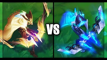 Thumbnail of High Noon Ashe vs PROJECT Ashe Legendary Skins Comparison (League of Legends)