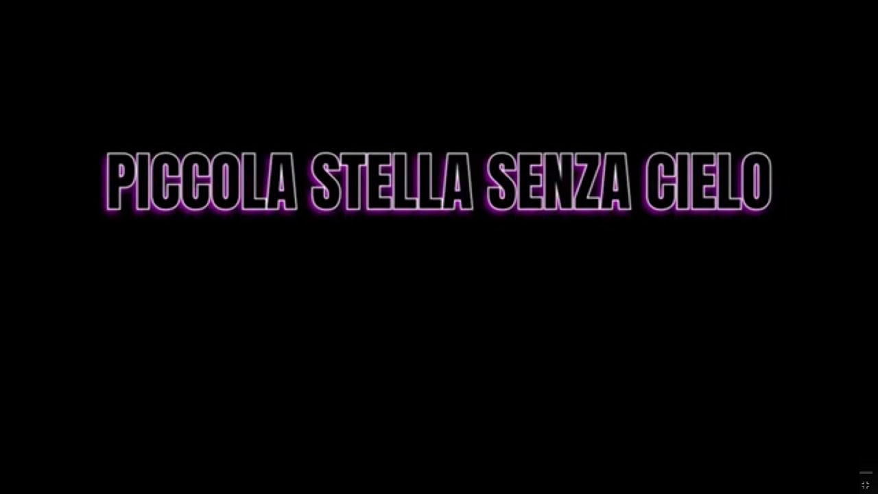PICCOLA STELLA SENZA CIELO - KARAOKE (DANCE VERSION) - YouTube