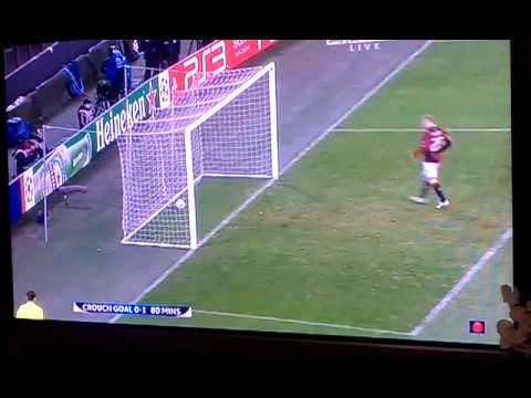Crouch goal vs ac Milan