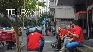 TEHRAN 2021 - Evening Walk on Alvand Street / تهران، خیابان الوند