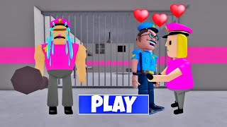 LOVE STORY | POLICE GIRL PRISON RUN! OBBY Full Gameplay #roblox