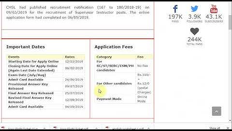 GSSSB Supervisor Instructor Re-Revised Final Answer Key 2019