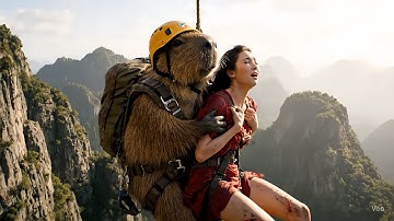 Capybara Tinh Nghịch | 🐹 Capybara biết trước nguy hiểm ❤️ Trở thành anh hùng cứu người