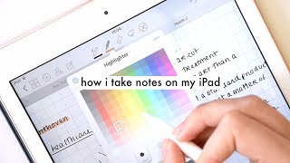 TAKING NOTES FOR UNIVERSITY WITH MY NEW 2018 IPAD