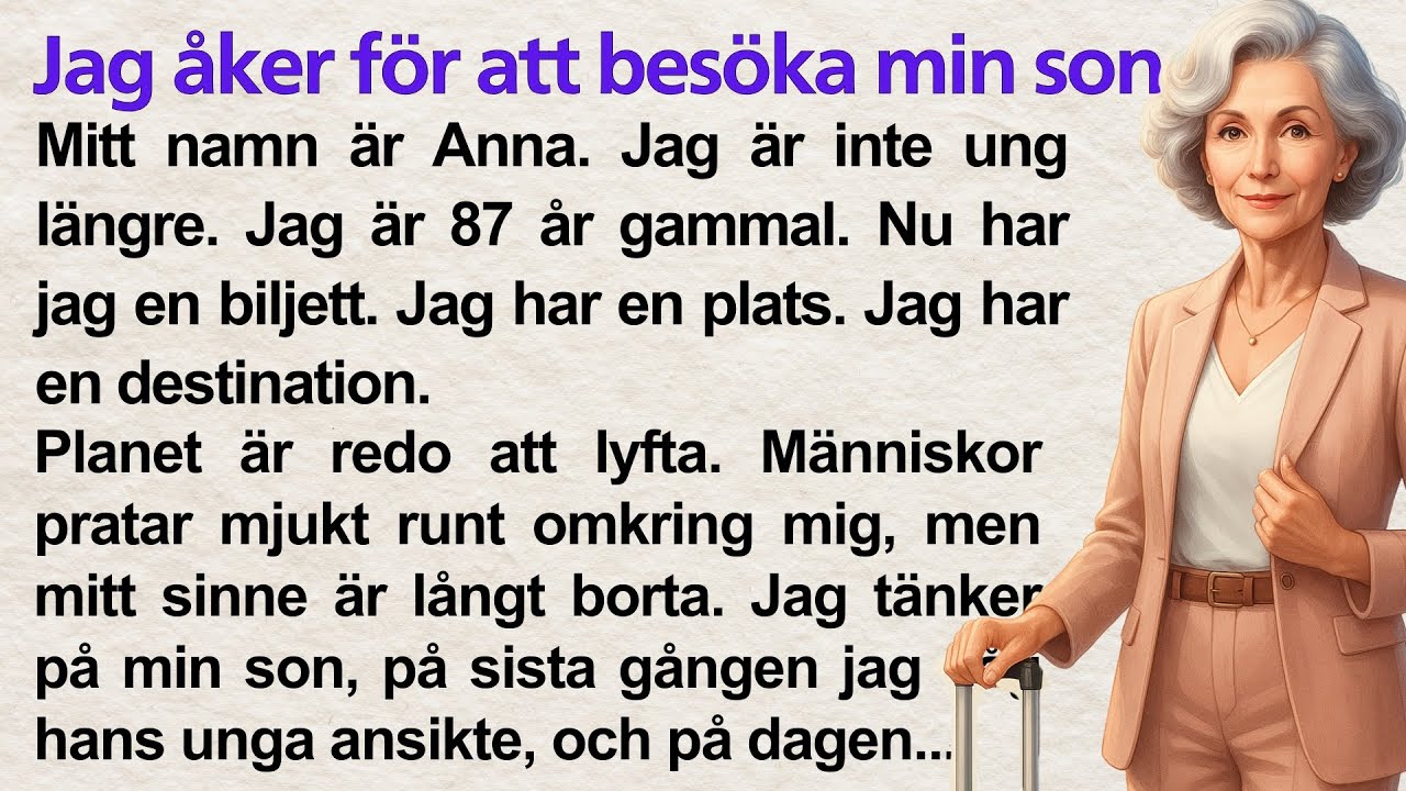 I Go to Visit My Son 🇸🇪 | Swedish Story for Beginners (A1–A2) | Learn Swedish with Swedishy Tales