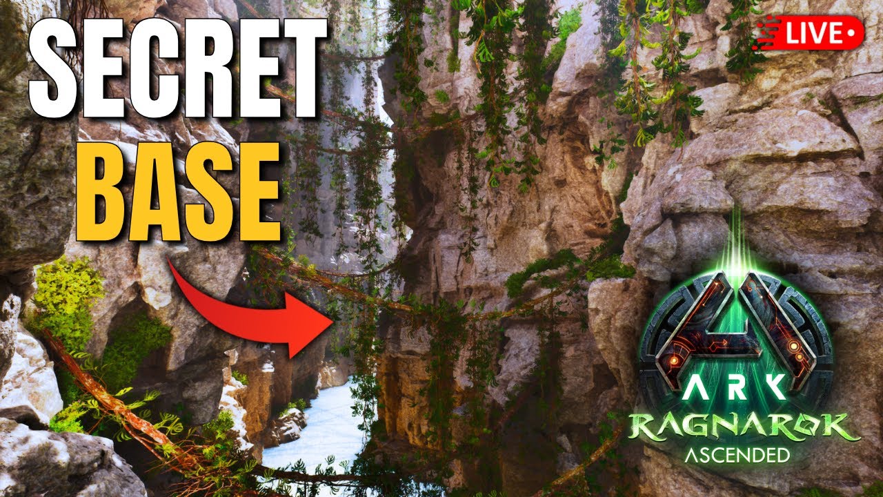 Building our SECRET Hideaway Base on Ragnarok! Ep.12 | Ragnarok Ark ...