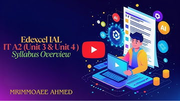 Edexcel IAL IT - A2 (Unit 3 & Unit 4) - Full Syllabus Overview