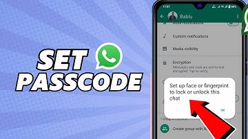 Set up Passcode to Lock This Chat Problem WhatsApp (Quick & Easy Fix)