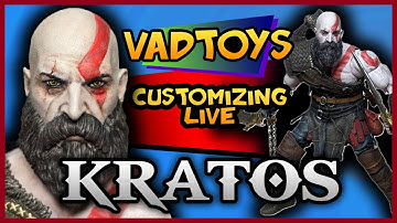 Customizing Live - Marvel Legends Style Kratos Custom Figure God of War