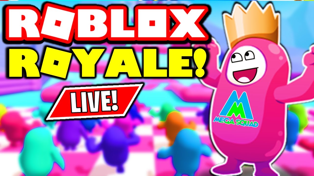 Roblox Fall Guys Game Ragdoll Royale Live Youtube - among us live imposter games roblox piggy and other games later youtube