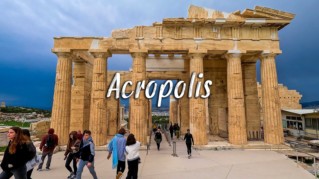 Acropolis Parthenon, Athens Greece, 🇬🇷walking🚶 tour in 4k YouTube