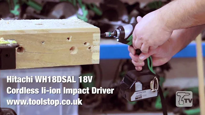Hitachi WH18DSAL 18V Cordless li-ion Impact Driver - a Toolstop DEMO