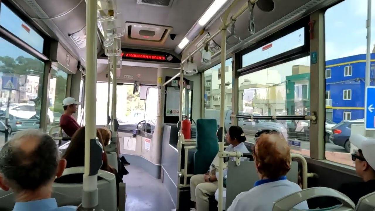 Malta - Siggiewi to Valletta by Bus - Route 62