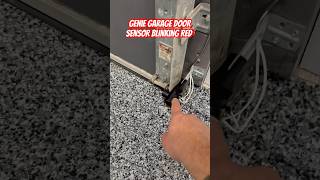 How To Fix A Genie Garage Door Sensor Blinking Red 3 Times #Shorts #Garage