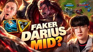 FAKER REVIENTA CON DARIUS MID EN NA!! 😨 ¿QUÉ ES ESTO RIOOT??