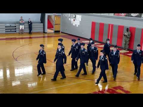 Walter E. Stebbins Memorial JROTC -- Drill Team Championships - McDowell JV Unarmed - 5 Mar 2022