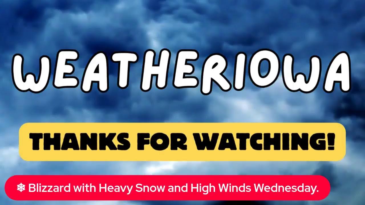 Blizzard with Heavy Snow and High Winds Wednesday - YouTube