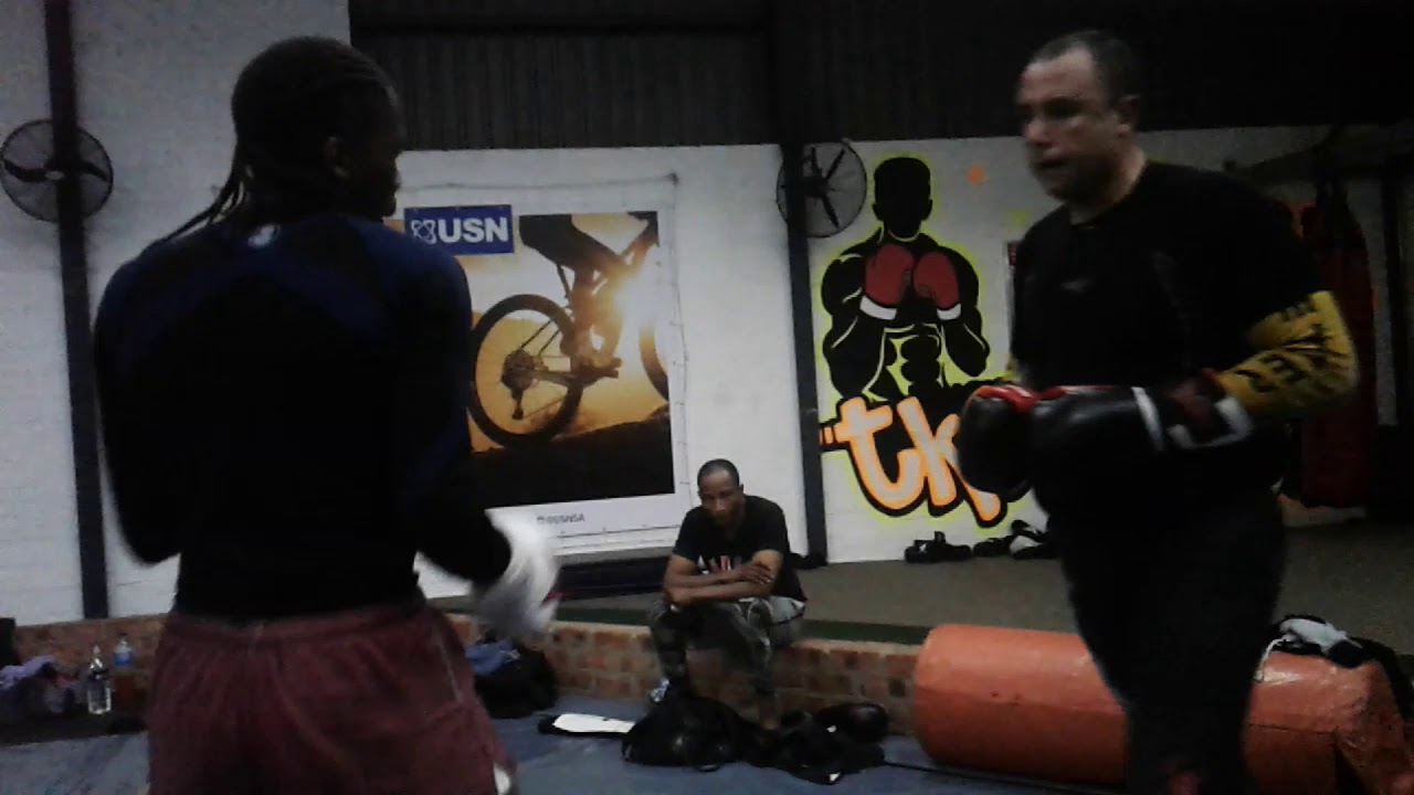 MMA sparring with Albert at GBMMA