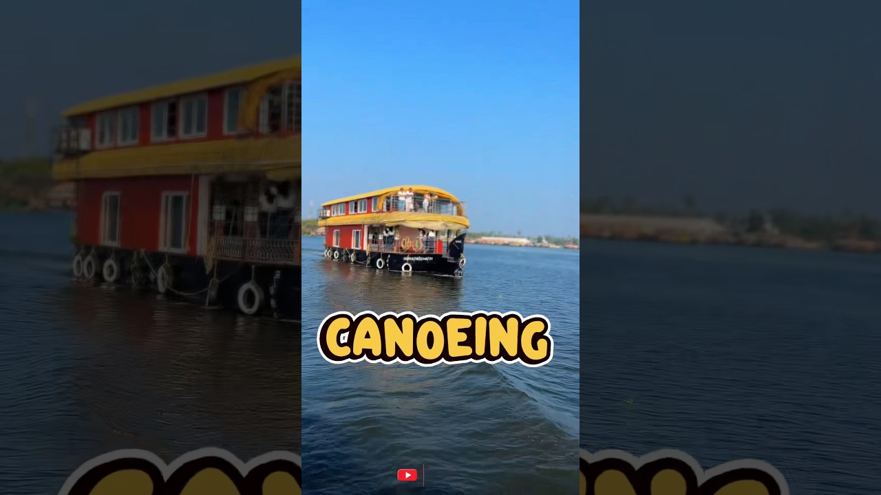 Canoeing in Alleppey 🛶 