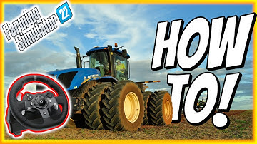 FS22 How To Setup Steering Wheel!