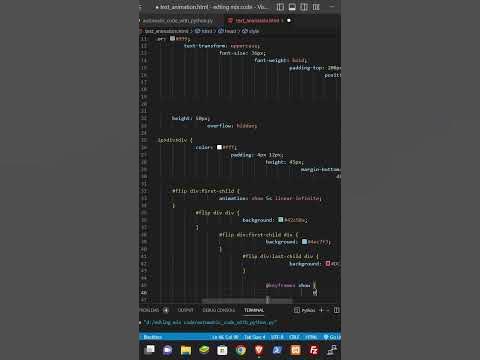 TEXT_ANIMATION | HTML CSS - YouTube