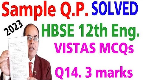 mcqs class 12 english vistas flamingo chapters hbse cbse 2023 by vijay kumar