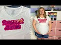 HTV Barbie shirt tutorial with Cricut + SECRET PROJECT Announcement