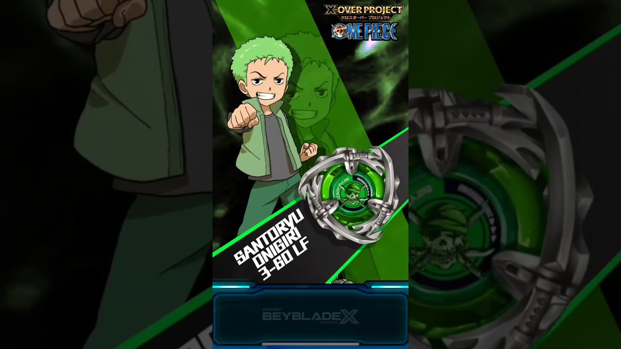 Beyblade X One Piece, Santoryu Onigiri 3-60 LF. 