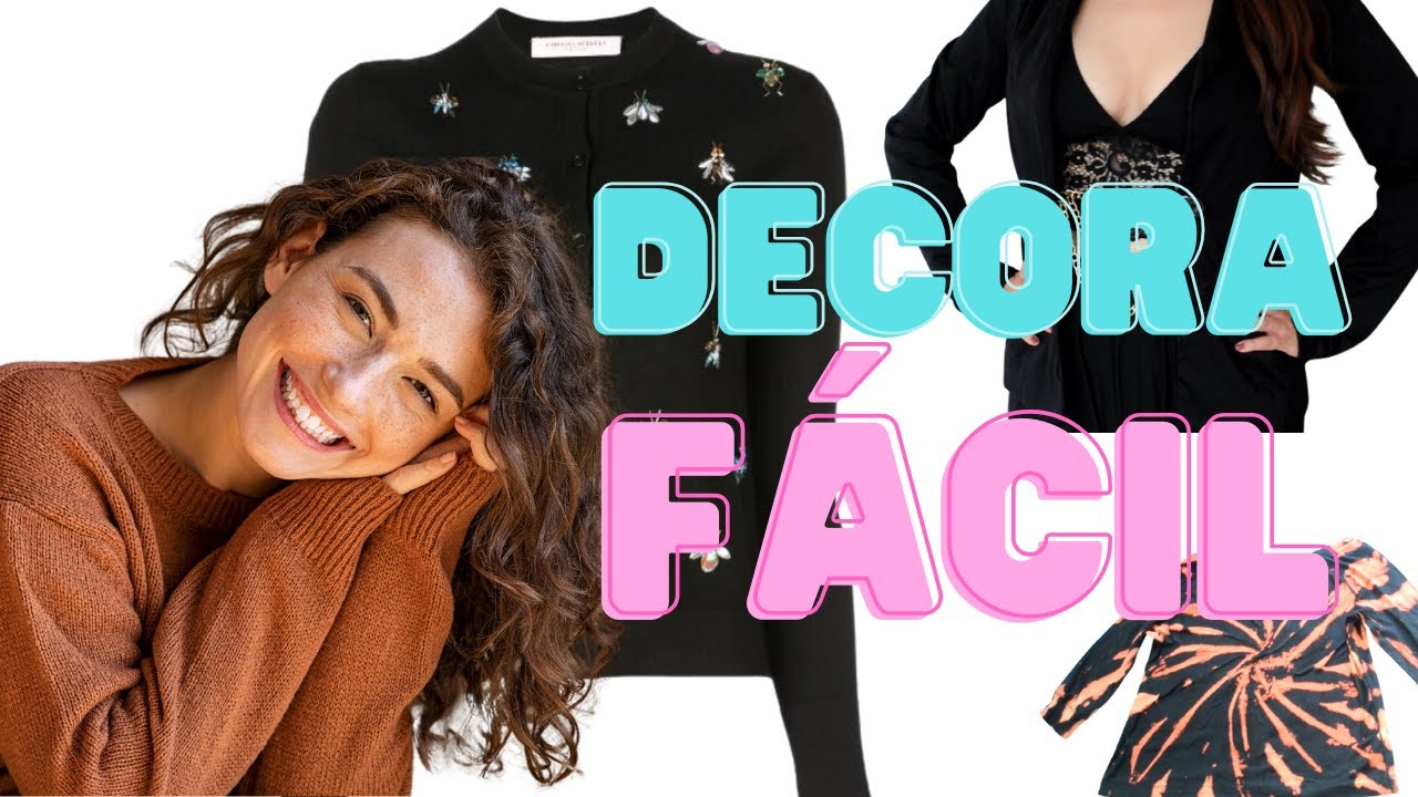 DECORA tu ropa sin coser ✂️ Ideas fáciles y bonitas