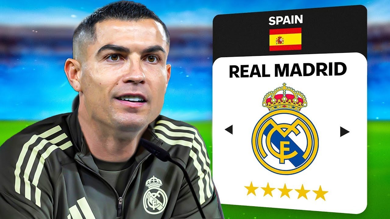 RONALDO RECONSTRUIESTE REAL MADRID!