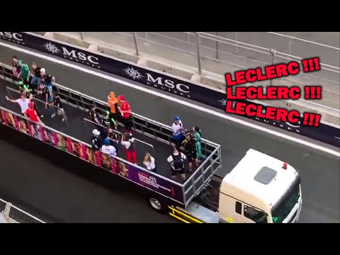 This Young Fan YELLING LECLERC name over and over to try and get his attention.