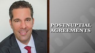 In what situations might a post-nuptial agreement be used