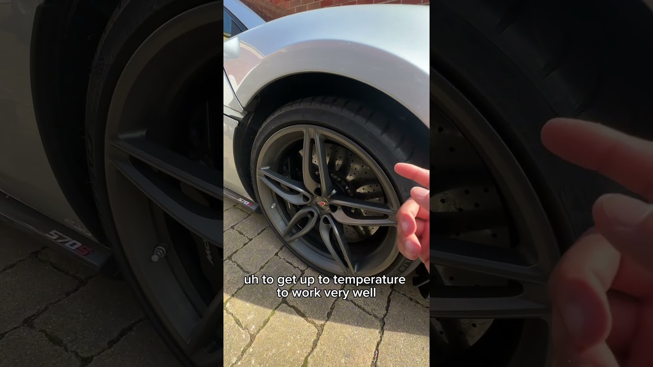 Brakes on a McLaren 570s 