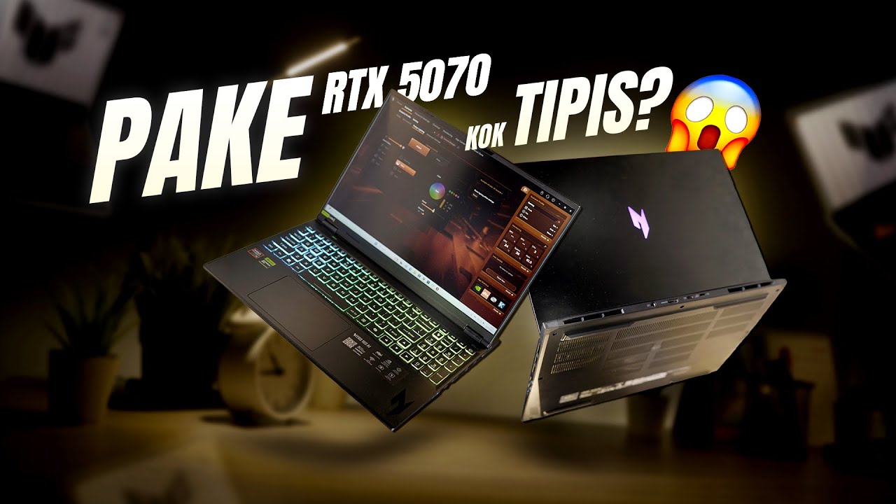 LAWAN BERAT TUF F16! Acer Nitro 16S AI (RTX 5070) - Mewah, Kenceng, TAPI...