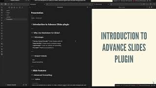 Obsidian Slides Tutorial: Make Beautiful Presentations with Markdown
