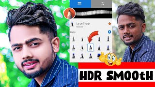 HDR Face smooth new tricks skin whitening face smooth photo editing || Autodesk sketchbook screenshot 5