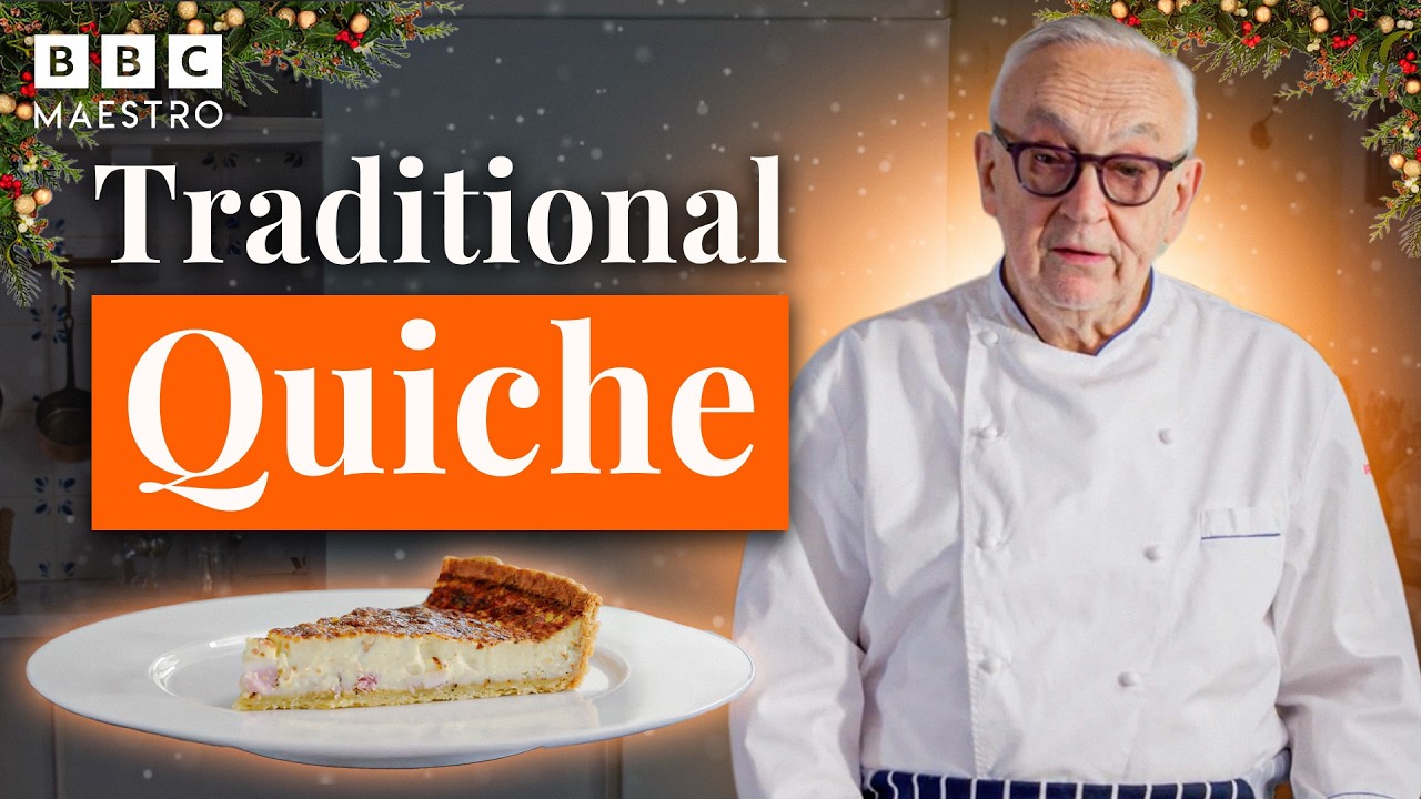 Traditional homemade Quiche Lorraine with Pierre Koffmann | Meet Your Maestro | BBC Maestro
