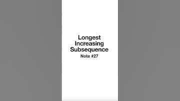 Longest Increasing Subsequence: Binary Search + DP Explained Visually 🔥
