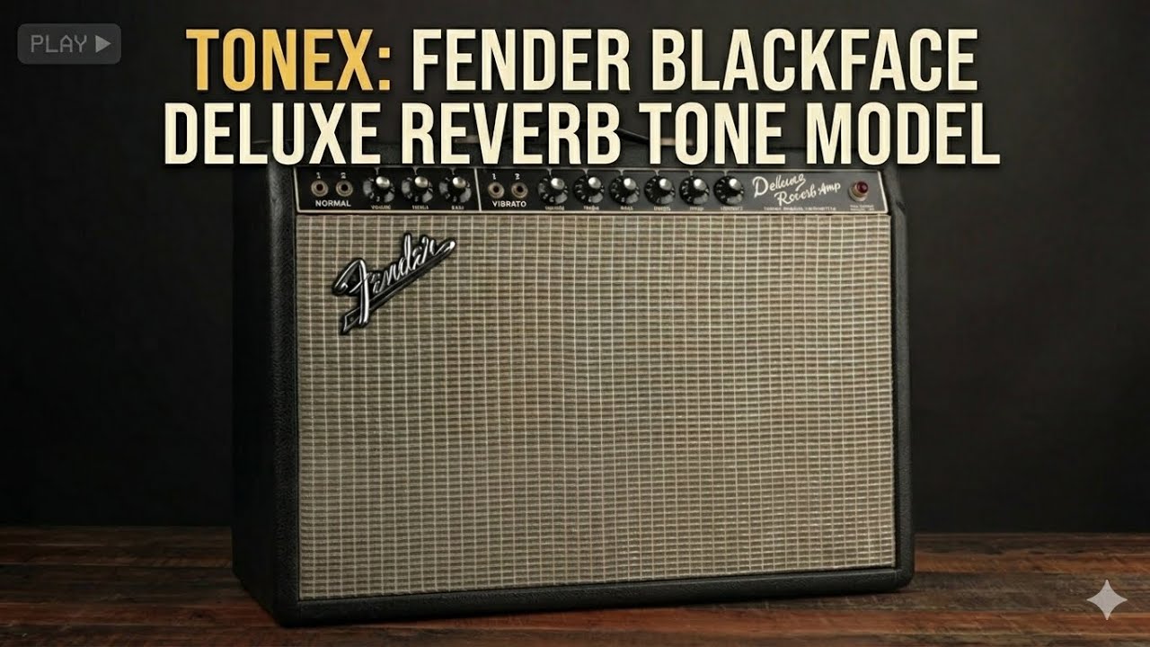 Stratocaster & TONEX Fender Blackface Deluxe Reverb Tone | Original Track