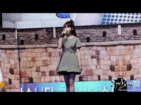 121012 수원정보과학축제 아이유 멘트 직캠 by EyeYou