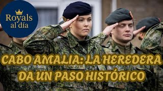 Amalia of the Netherlands graduates from the Army and is promoted to corporal: the firm step of t...