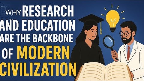Why Research and Education Are the Backbone of Modern Civilization | The Power of Knowledge
