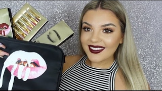 Kylie Cosmetics Limited Edition Birthday Bundle Review & Makeup Tutorial ♡ Jasmine Hand