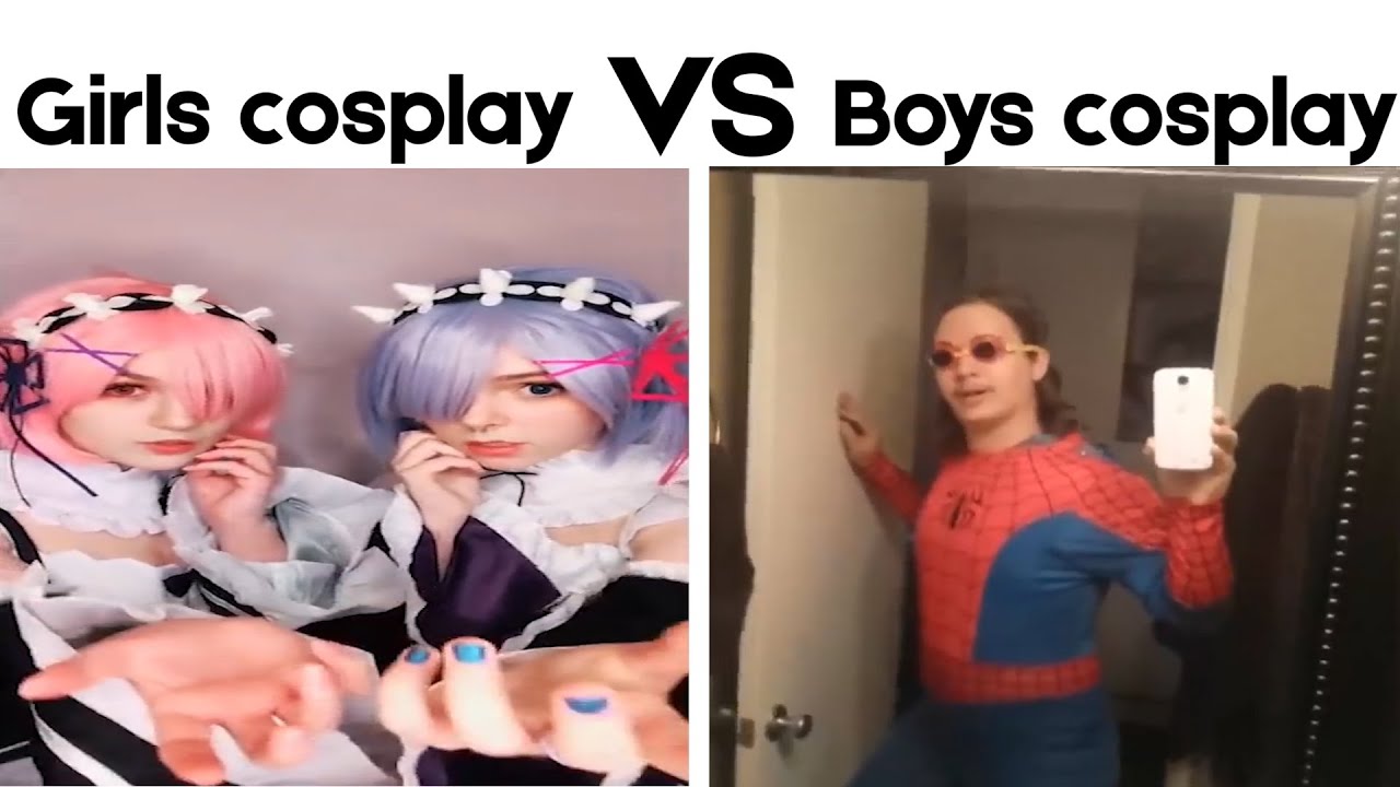 Girls cosplay VS Boys cosplay 6 YouTube