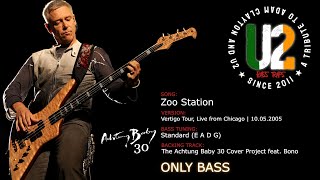 U2 - Zoo Station (Vertigo Tour, Live from Chicago | 10.05.2005) [Only Bass]