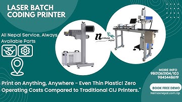 Laser Marking Machines: The Future of Batch Coding machine in Nepal.