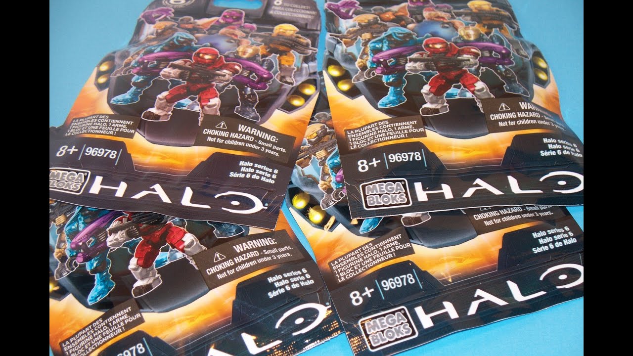 HALO MEGA BLOKS SERIES 6 BLIND BAG OPENING - YouTube