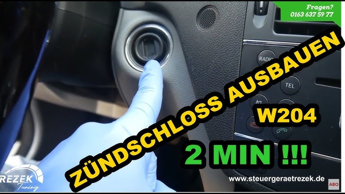 ❌ Mercedes Zündschloss Reparatur W204,Vito,Sprinter,W207,W212