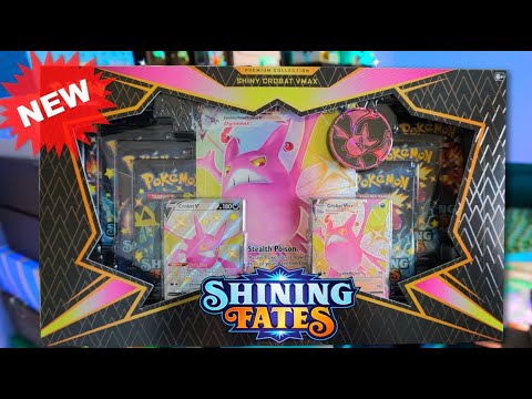 Pokemon TCG: Shining Fates Premium Collection SHINY CROBAT VMAX