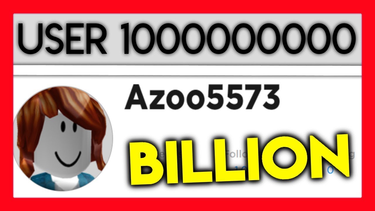 The 1 000 000 000th User On Roblox Youtube - 1 billion users on roblox countdown script perl